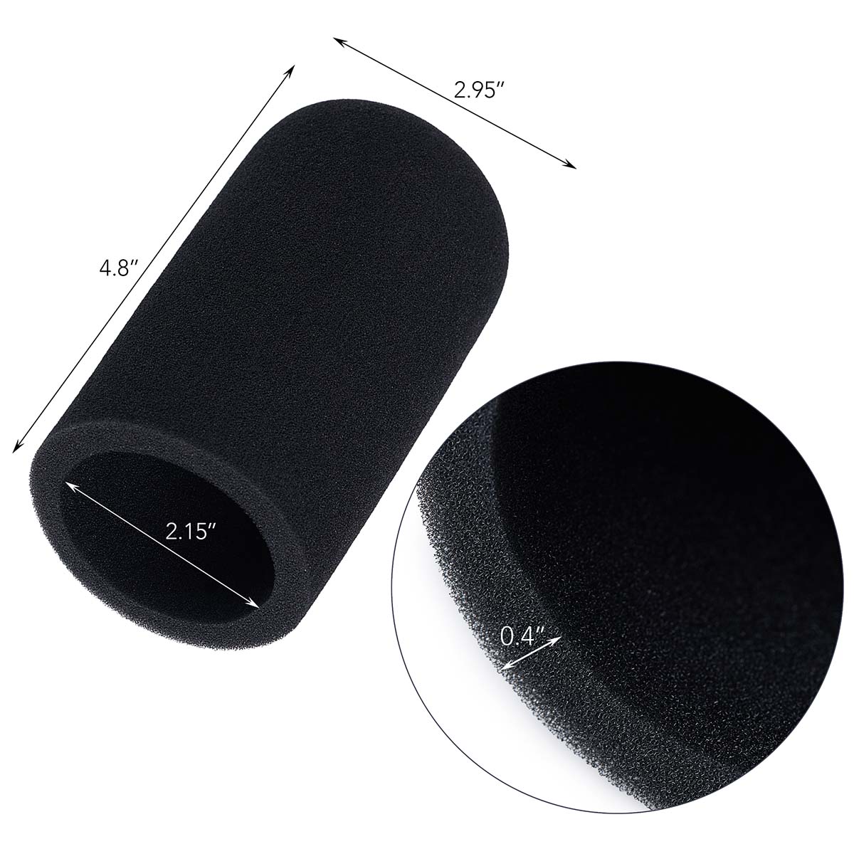 Windscreen Foam Cover for HyperX QuadCast and QuadCast S