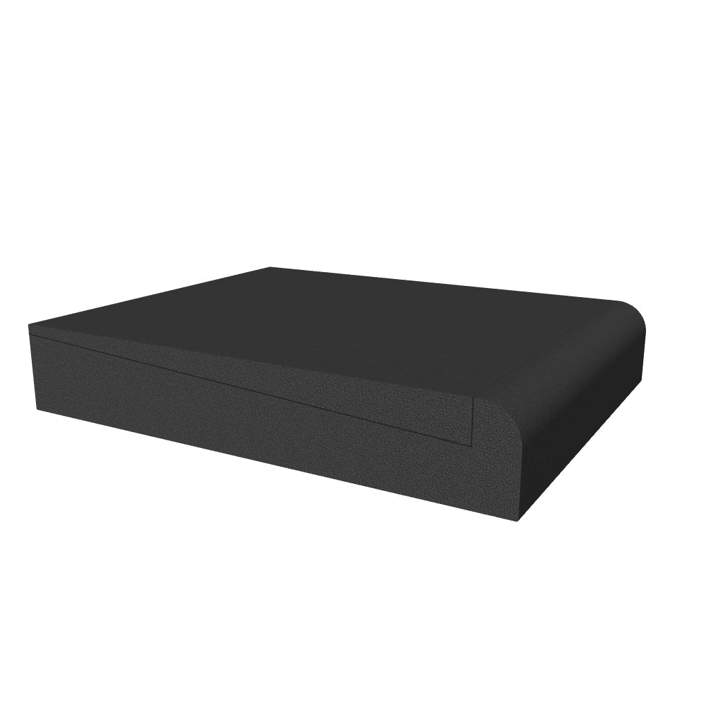 3D model of one SMPad 4 acoustic foam isolation pad (50 kg/m3) with its tilt wedge