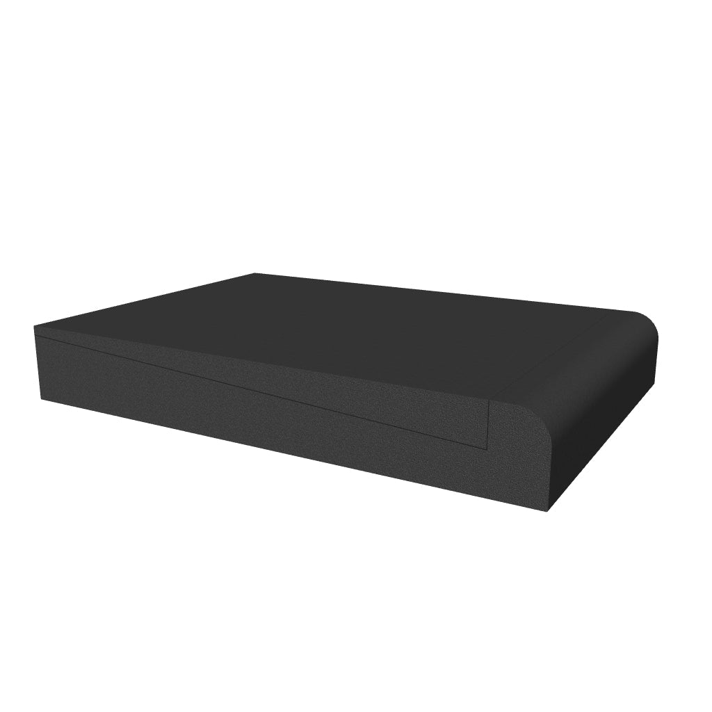 3D model of one SMPad 5 acoustic foam isolation pad (50 kg/m3) with its tilt wedge