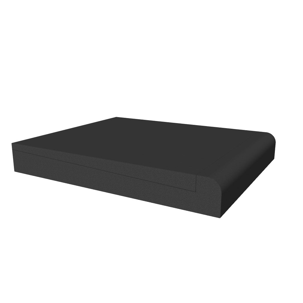 3D model of one SMPad 8 acoustic foam isolation pad (50 kg/m3) with its tilt wedge