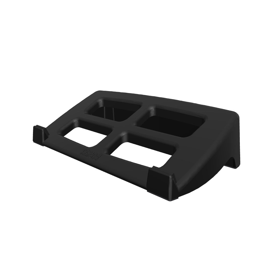 3D model of the Sound Addicted ergonomic stand for Akai MPC Live and MPC Live II with silicone feet and 5 mm EVA pads
