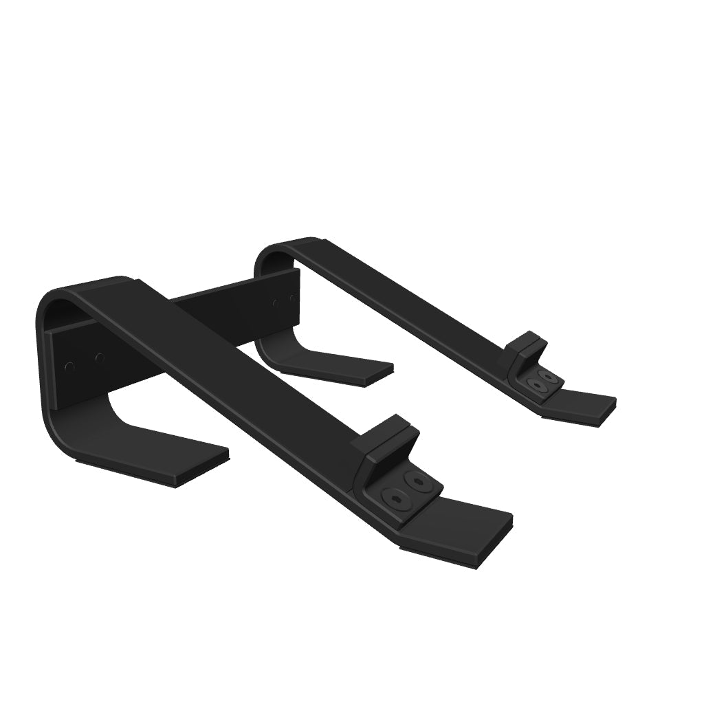 3D model of the Sound Addicted aluminum stand for Roland AIRA Compact (J-6, T-8, S-1, P-6, E-4) with silicone strips