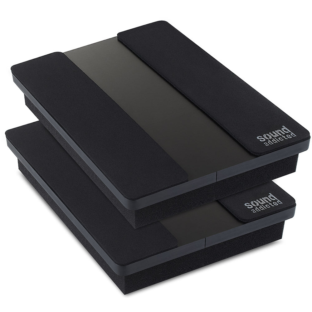 VibeBoss P5 - Acoustic Isolation Platform Suitable for 5 inches Speakers (9.5'' x 7'' x 1.8'') 2Pcs