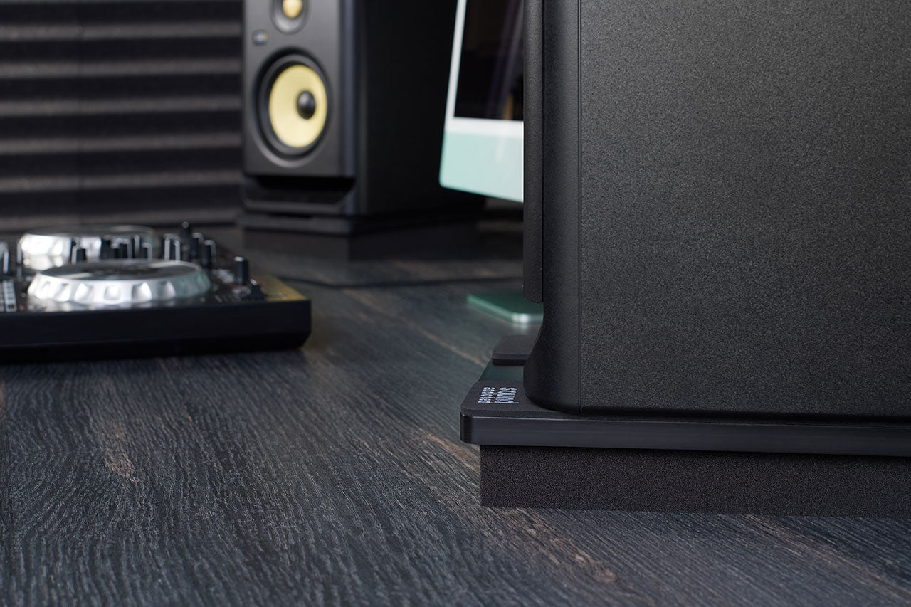 VibeBoss P5 - Acoustic Isolation Platform Suitable for 5 inches Speakers (9.5'' x 7'' x 1.8'') 2Pcs