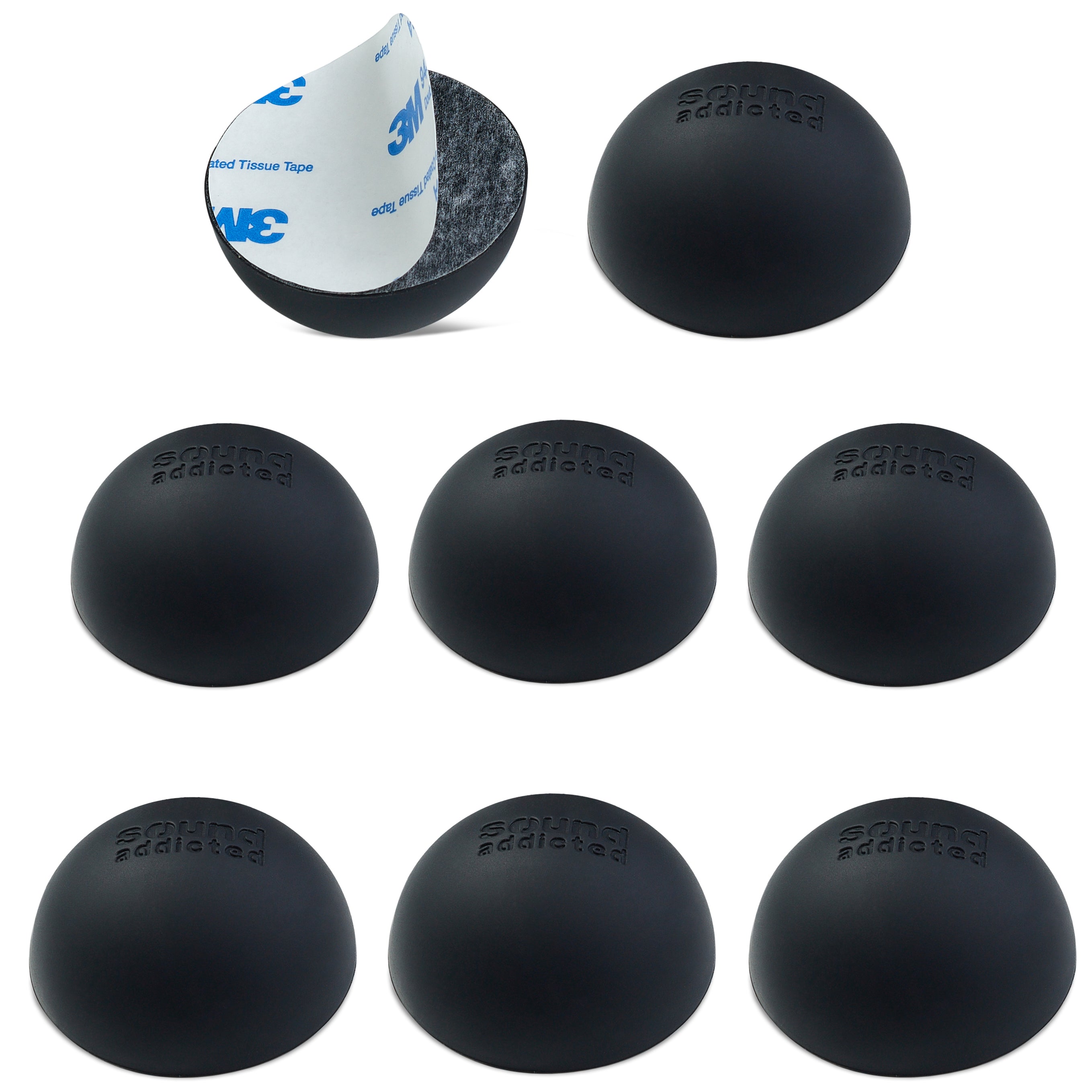 Subble 1.8 '' (8 Pack) Isolation Feet Suitable for 6'' - 8'' inch Speakers (Sustain up to 45LB) | Subble