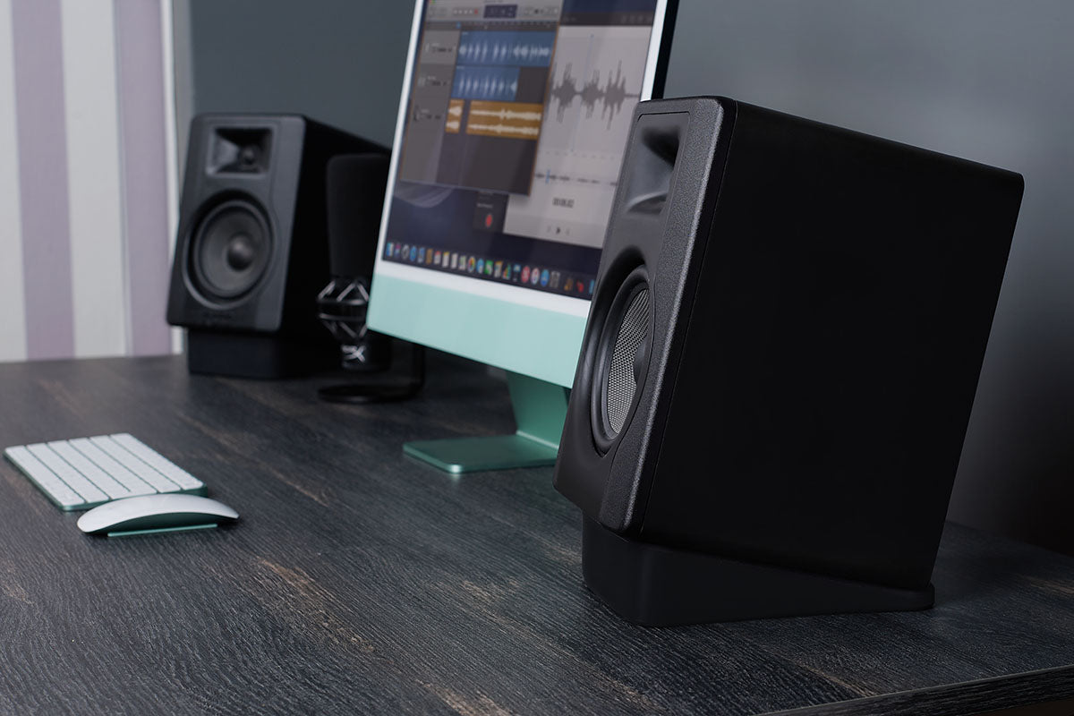 DSS - Desktop Speaker Stands lifestyle