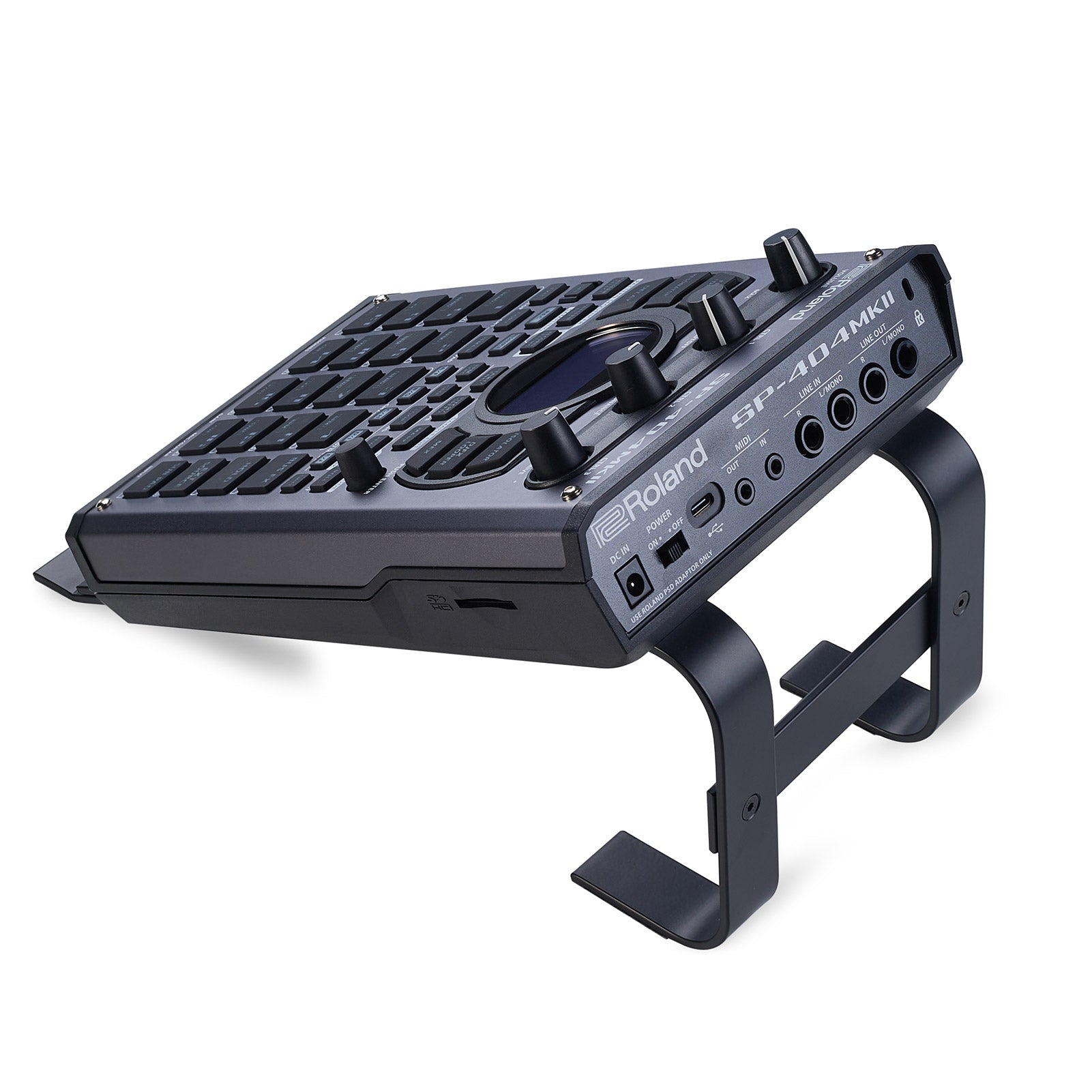Stand for Roland SP–404 by Sound Addicted – 25° Tilt