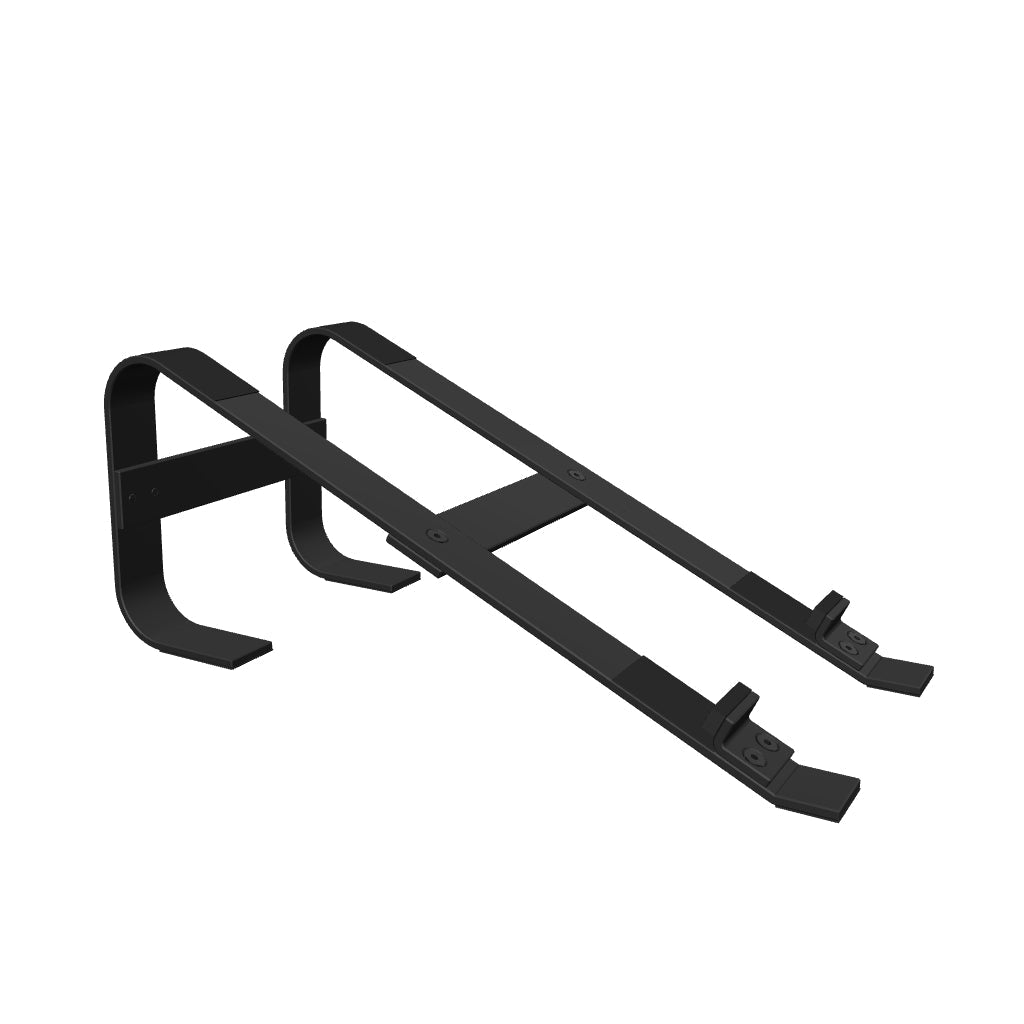 3D model of the Sound Addicted aluminum stand for Roland SP-404 MKII with silicone and EVA pads