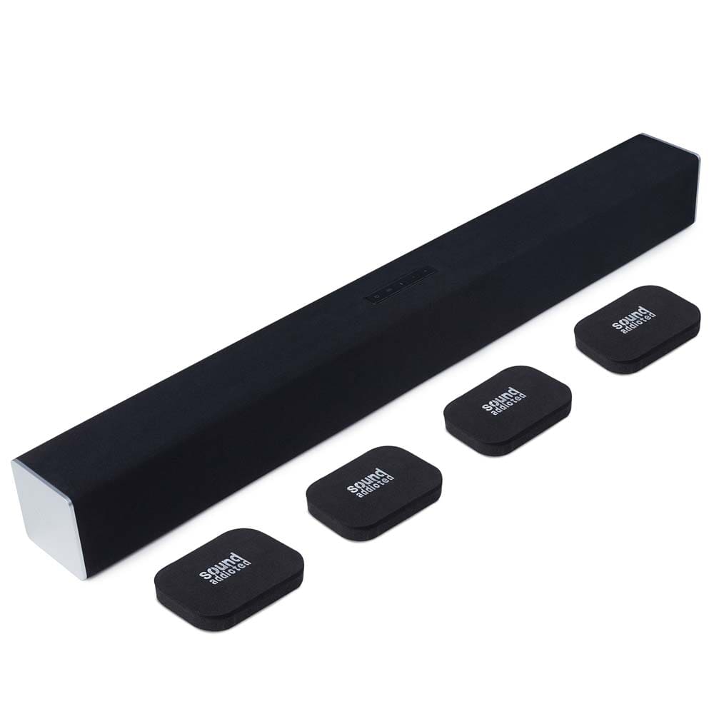 sound bar + isolation pads
