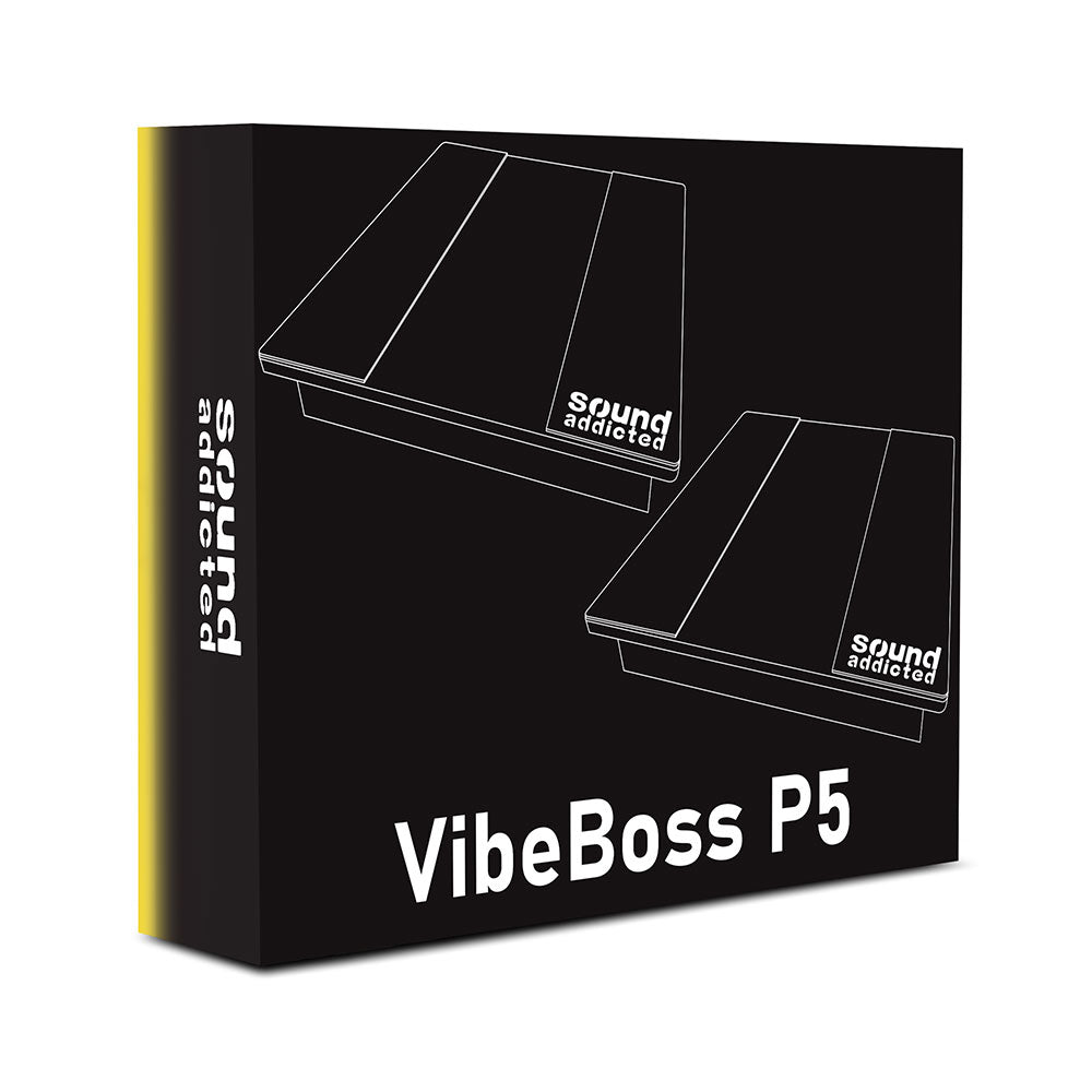 VibeBoss P5 - Acoustic Isolation Platform Suitable for 5 inches Speakers (9.5'' x 7'' x 1.8'') 2Pcs